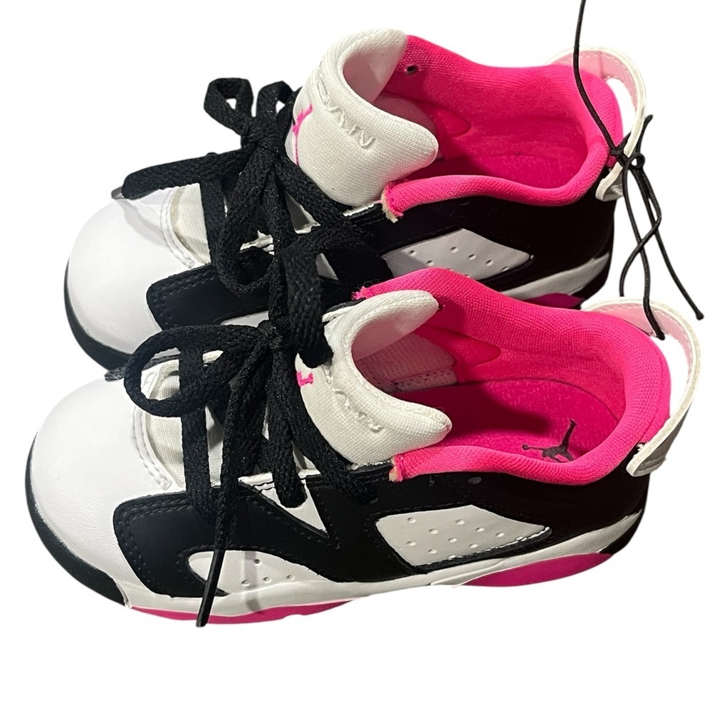 Air Jordan AJ6 TD Toddler Retro Low Fierce Pink Sneakers DV3529-061Air Sz 7.5